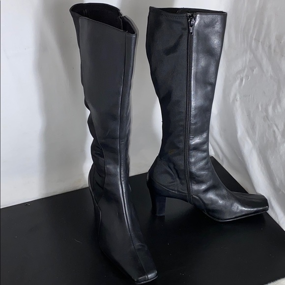 Bottines Liz Claiborne Flex - Talons Hauts Noirs, Pointure 7.5 US, Occasion